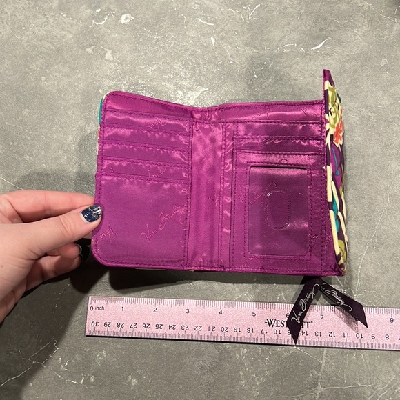 Vera Bradley Euro Wallet in Plum Crazy - Picture 5 of 8